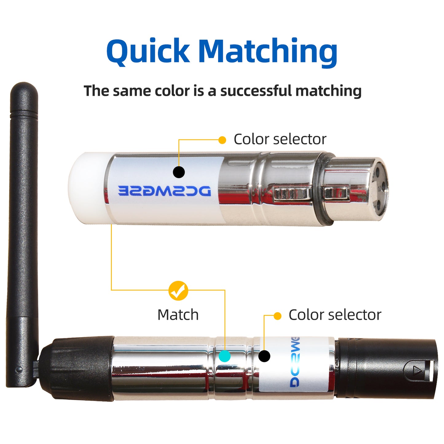 Dcsmgse DMX Wireless, DMX512 DMX Dfi DJ 2.4G Wireless Receiver & Transmitter Stage Lighting Control